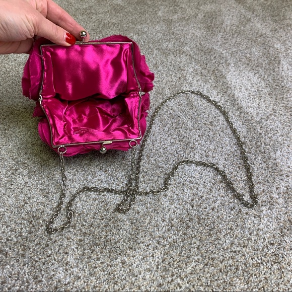 Pink Floral Crossbody Purse - Picture 6 of 9